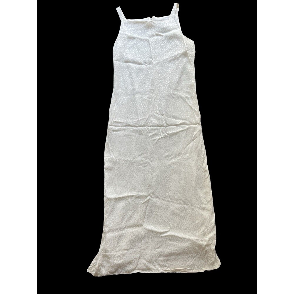 Tailor B Moss Women's Form Fitting Cream White Sleeveless Dress 10